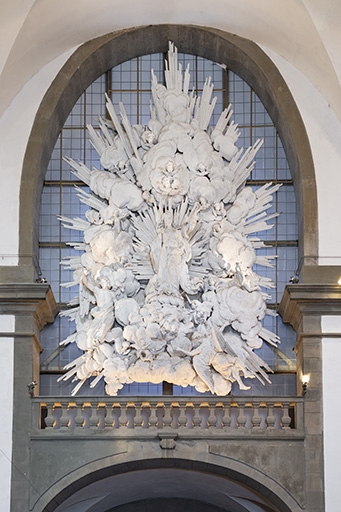 groupe sculpté : l'Assomption