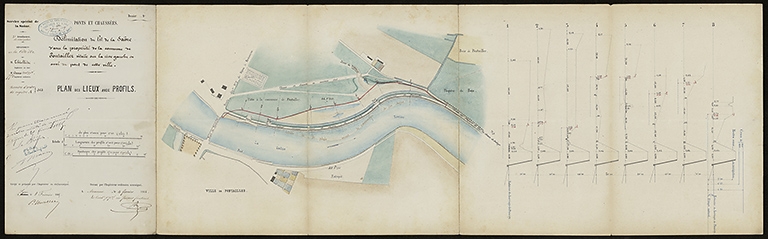 Les conséquences du passage de la Saône dans la commune de Pontailler-sur-Saône