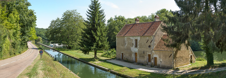 site d'écluse de Merry ; écluse de garde (canal du Nivernais)