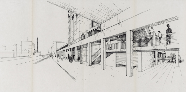 centre culturel (maison de la culture), gymnase et bourse du travail