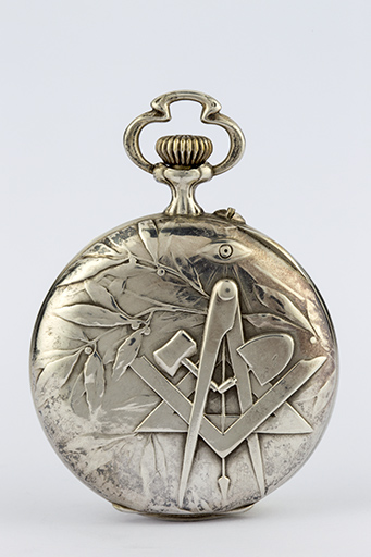 montre de gousset mécanique (montre de franc-maçon)