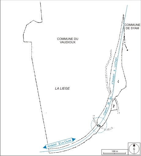 pont routier (voie ferrée Andelot - La Cluse)