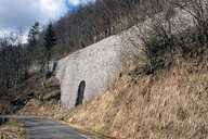 mur de soutènement (voie ferrée Andelot - La Cluse)