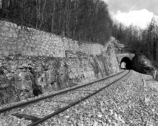 3 tunnels dits souterrains du Grépillon, du Chalet et de Tancua (voie ferrée Andelot - La Cluse)