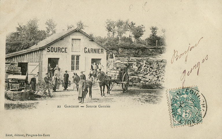 usine de mise en bouteilles de la source Garnier