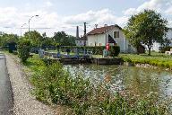 Site d'écluse n°44 de Demangevelle. (Canal de l'Est à présent canal des Vosges)