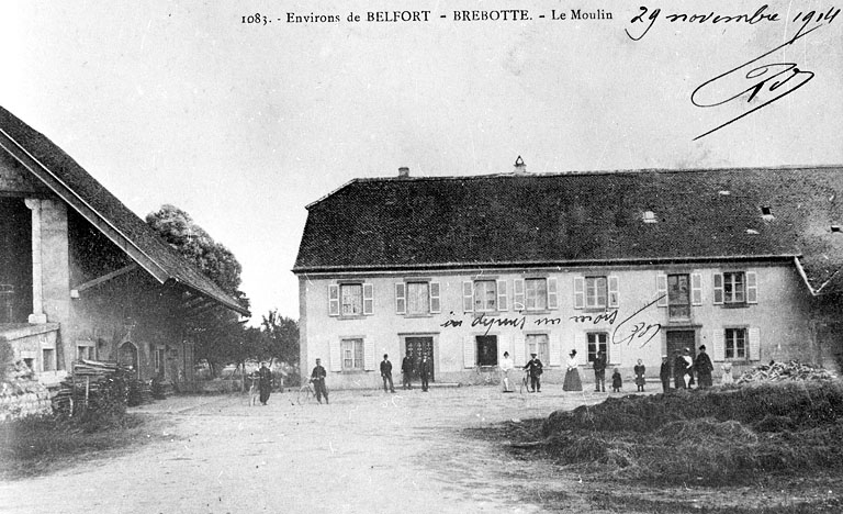 moulin à farine, puis minoterie Fleury, actuellement maison