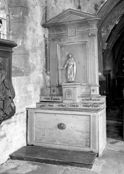 autel (2), retable (2, en pendant, autel secondaire, autel tombeau, retable architecturé)