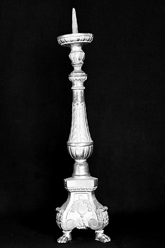 2e ensemble de 4 chandeliers d'autel