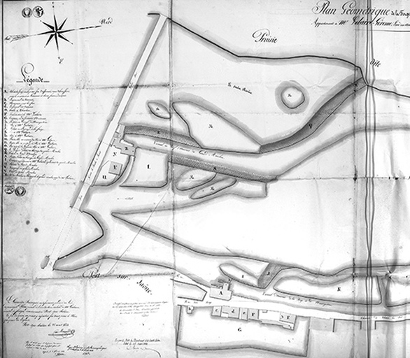 moulin à farine, puis minoterie, actuellement centre de secours, poste, centrale hydroélectrique et logements