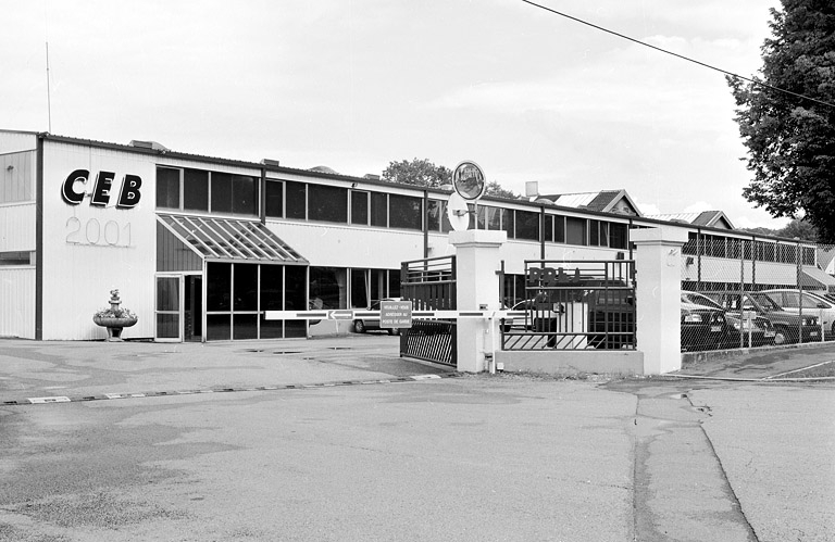 usine de construction électrique de la société d'Électromécanique Japy, puis Sobemo, puis Unelec, actuellement des Constructions électriques de Beaucourt (CEB) dite usine des Prés