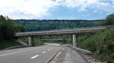 pont ferroviaire (voie ferrée Andelot - La Cluse)