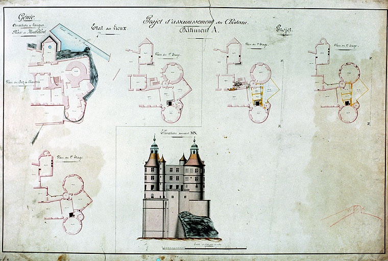 ensemble fortifié dit château