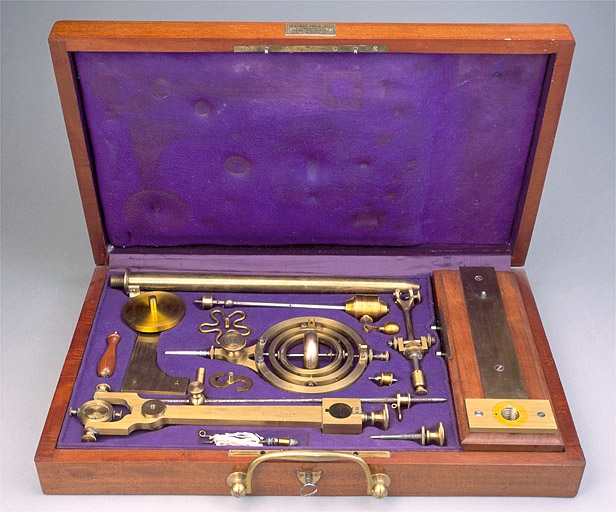 instrument de démonstration en mécanique (gyroscope dit stréphoscope universel Gruey)