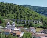 viaduc de Morbier (voie ferrée Andelot - La Cluse)