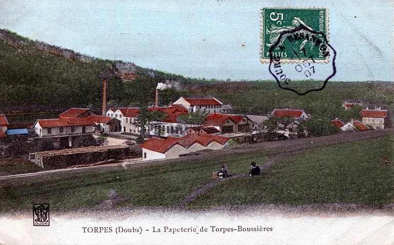 usine de papeterie Zuber Rieder et Cie, actuellement Papeterie Zuber Rieder et centrale hydroélectrique