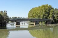 pont routier sur le Solnan (la Seille canalisée)