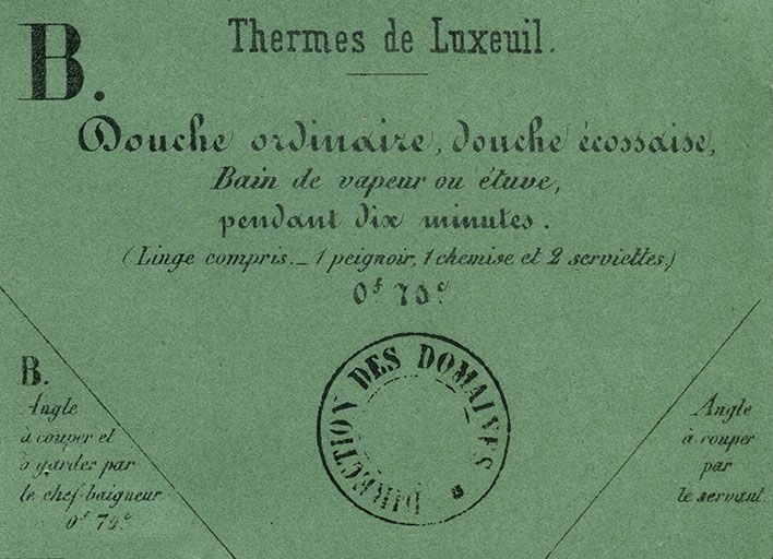 thermalisme dans la commune de Luxeuil-les-Bains (le)