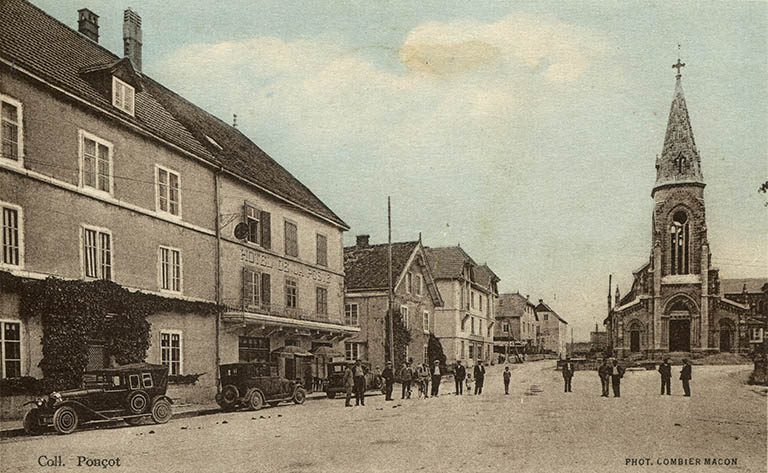 usine d'horlogerie (usine de montres et de fournitures pour l’horlogerie) Binétruy et hôtel de la Poste