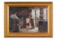 tableau : Intérieur de forge à Montécheroux