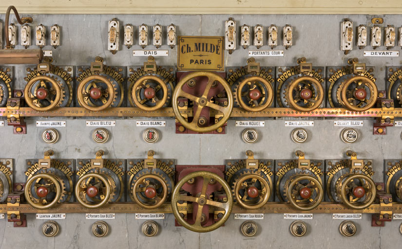 tableau de commande (jeu d'orgue)