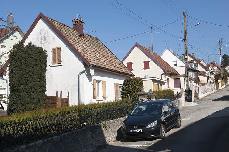 cité ouvrière Japy Frères et Cie dite cité des Boulets Montants