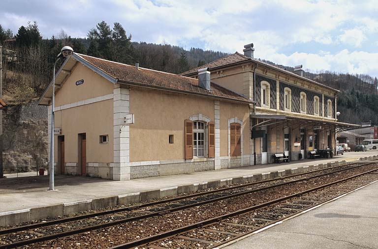 gare de Morez (voie ferrée Andelot - La Cluse)
