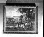 tableau : la Découverte de la statue miraculeuse de la Vierge
