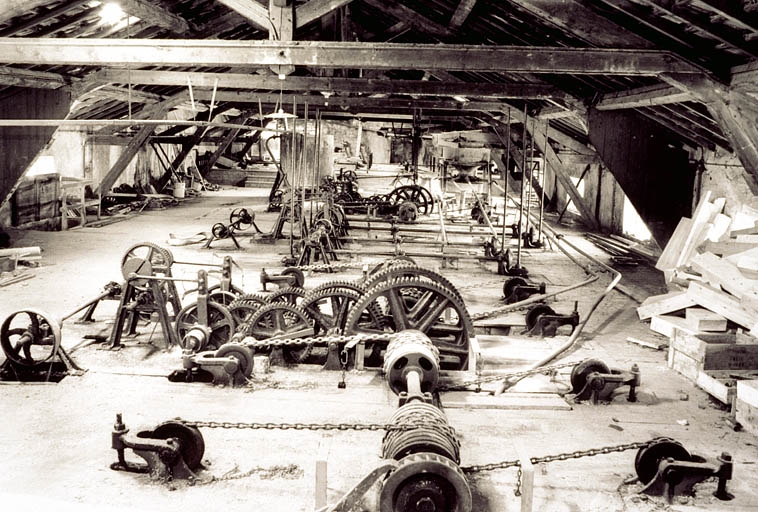 7 machines à débiter (châssis de scie multilames de la ligne de débitage du marbre)