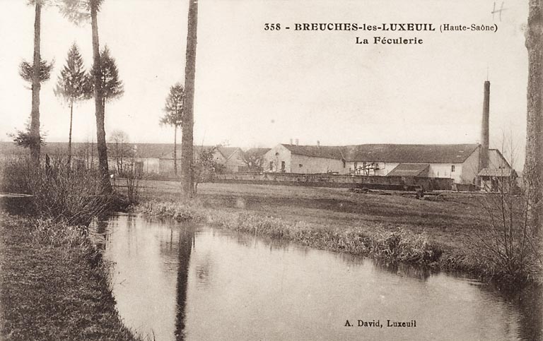moulin à farine Deharbe, puis moulin à papier Hirsch, puis féculerie Brueder, puis usine de préparation de produits textiles (retorderie) Dorget