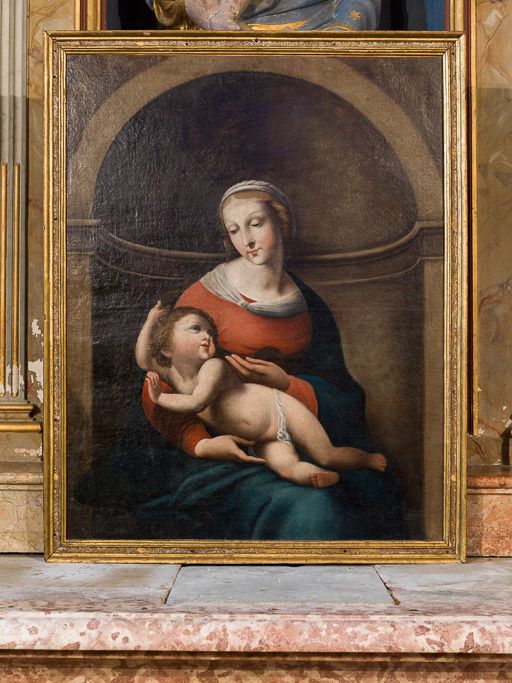 tableau : Vierge à l'enfant