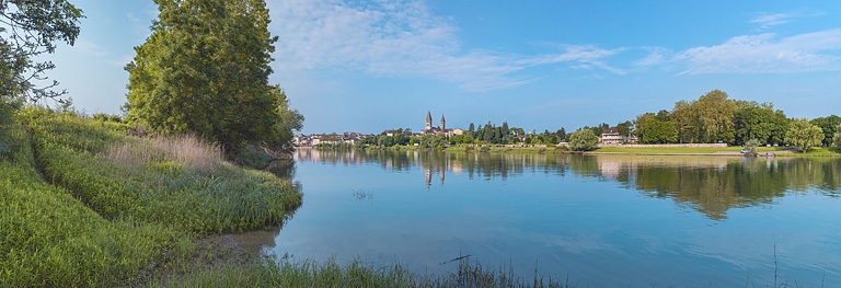 Les conséquences du passage de la Saône dans la ville de Tournus