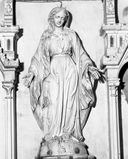 statue (petite nature) : l'Immaculée Conception