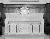 autel, tabernacle, gradin d'autel (ensemble du maître-autel)