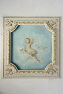 peinture monumentale : putto et colombes