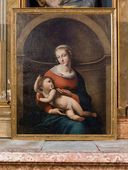 tableau : Vierge à l'enfant