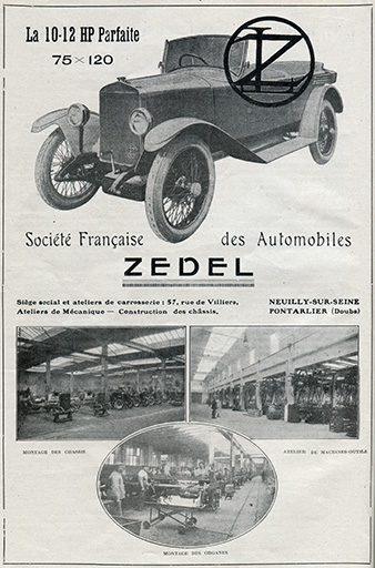 usine d'automobile Zedel, puis distillerie Pernot, usine de cycles Maire-Vuillemin