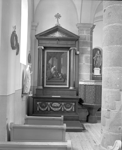 le mobilier de l'église paroissiale de la Présentation de Notre-Dame
