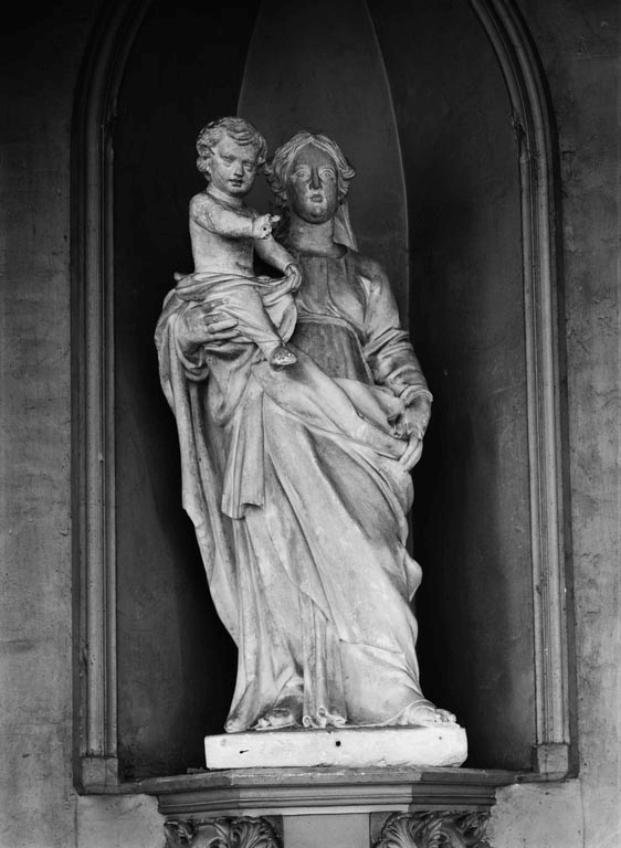 statue (petite nature) : Vierge à l'Enfant