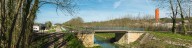 pont routier isolé de la Chapelle-Vieille-Forêt (canal de Bourgogne)