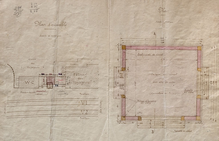 gare de Saint-Claude (voie ferrée Andelot - La Cluse)