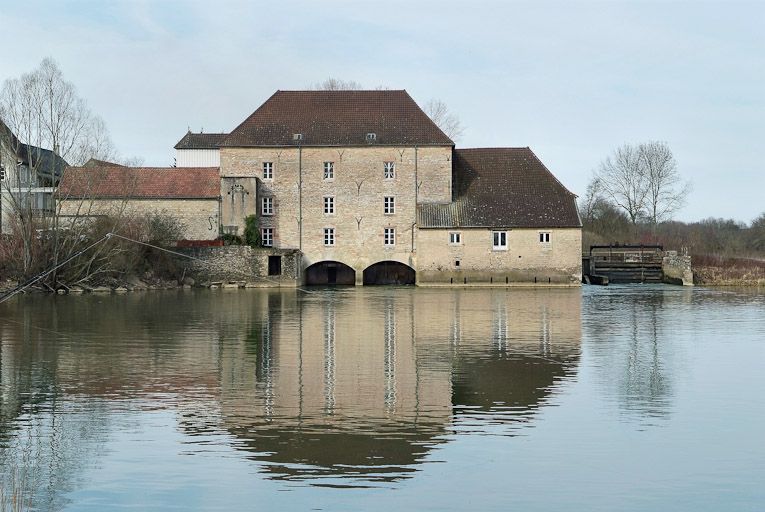minoterie, anciennement moulin de Loisy, anciennement moulin de Niordes (paysages et activités liés à la Seille canalisée)