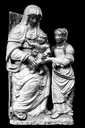 groupe sculpté : sainte Anne, la Vierge et l'Enfant