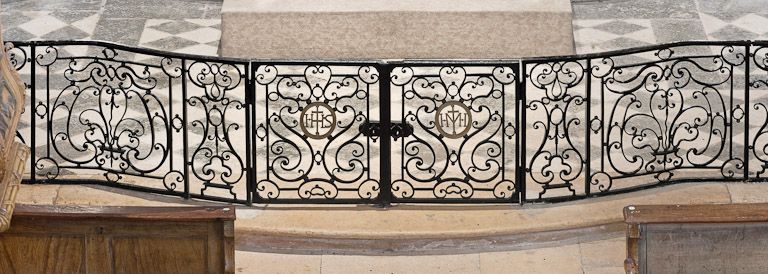 clôture de choeur (grille de communion)