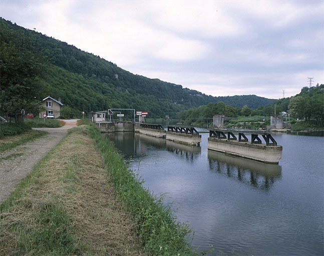 site d'écluse n° 49 de la Malate (canal du Rhône au Rhin)