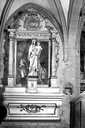 autel, gradin d'autel, tabernacle, retable (autel secondaire gauche)