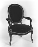 chaise (2), fauteuil (2, siège en cabriolet), style Napoléon III