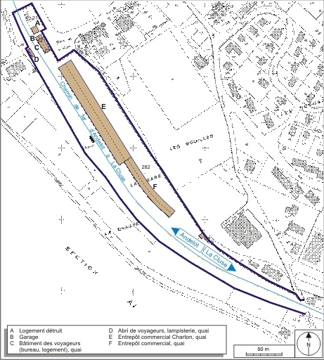 gare de Saint-Laurent-en-Grandvaux (voie ferrée Andelot - La Cluse)