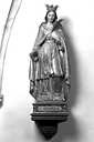 2 statues : sainte Philomène et saint Joseph