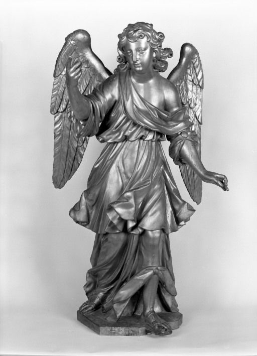 groupe sculpté (en pendant) : l'Annonciation